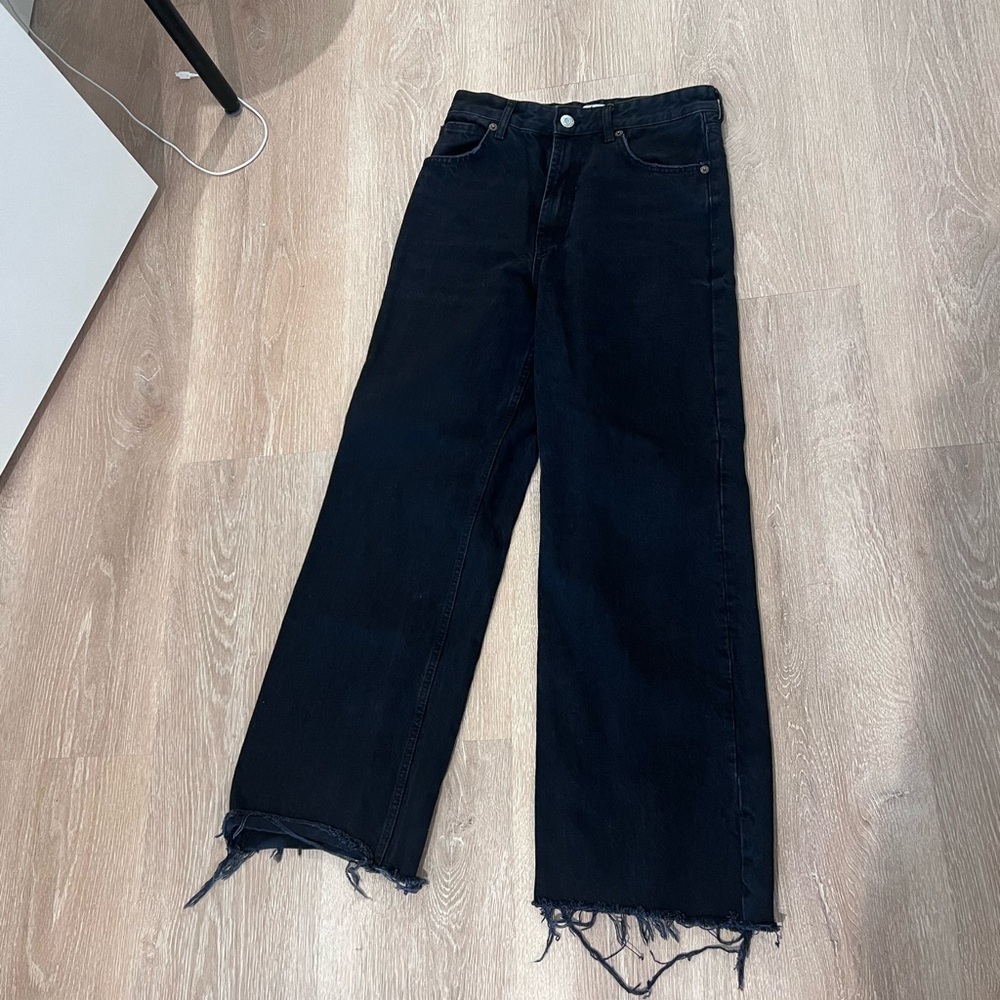 Zara Marine Straight Jean- Black